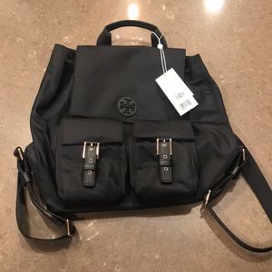 Tory Burch Tilda Nylon Backpack - Black